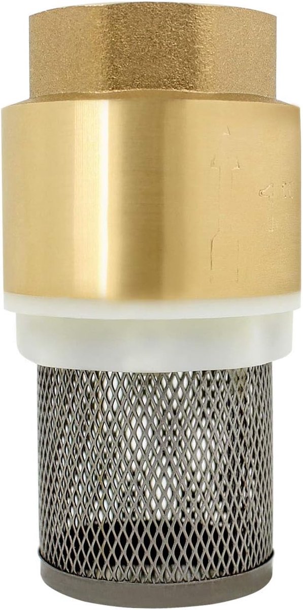 Voetklep met zuigmand - 1/2 Inch - Voor waterpomp - Betrouwbare waterafvoer - ShopVlot
