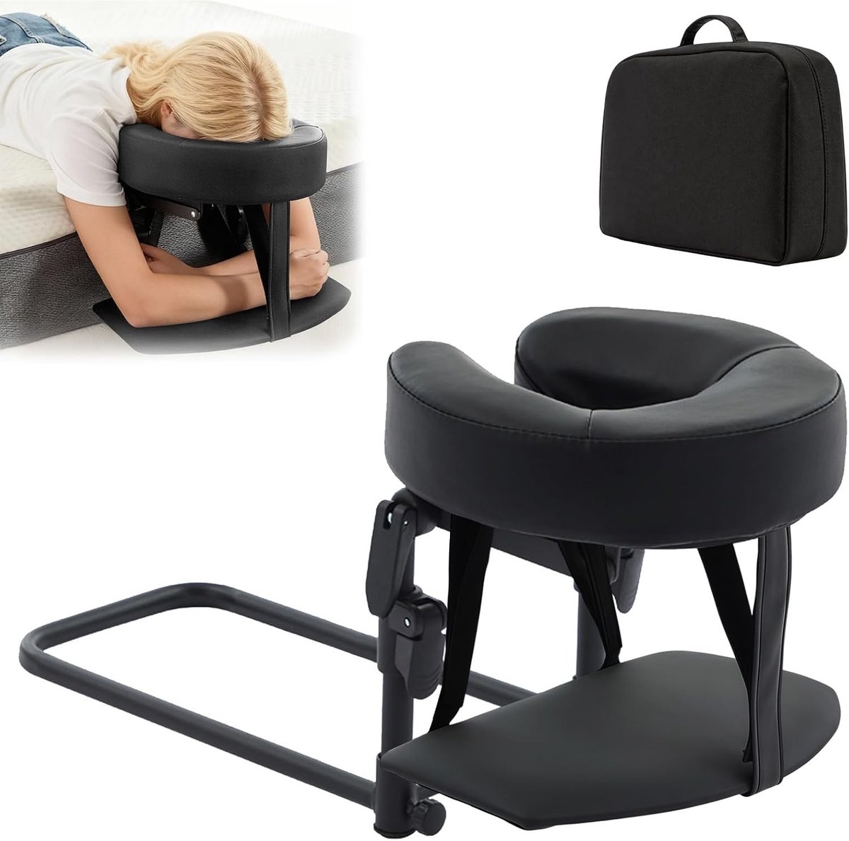 Gezellige gezichtsondersteuning met kussen voor massagetafels | Perfect voor U-vormige kussens en schoonheidssalon hoofdsteunen