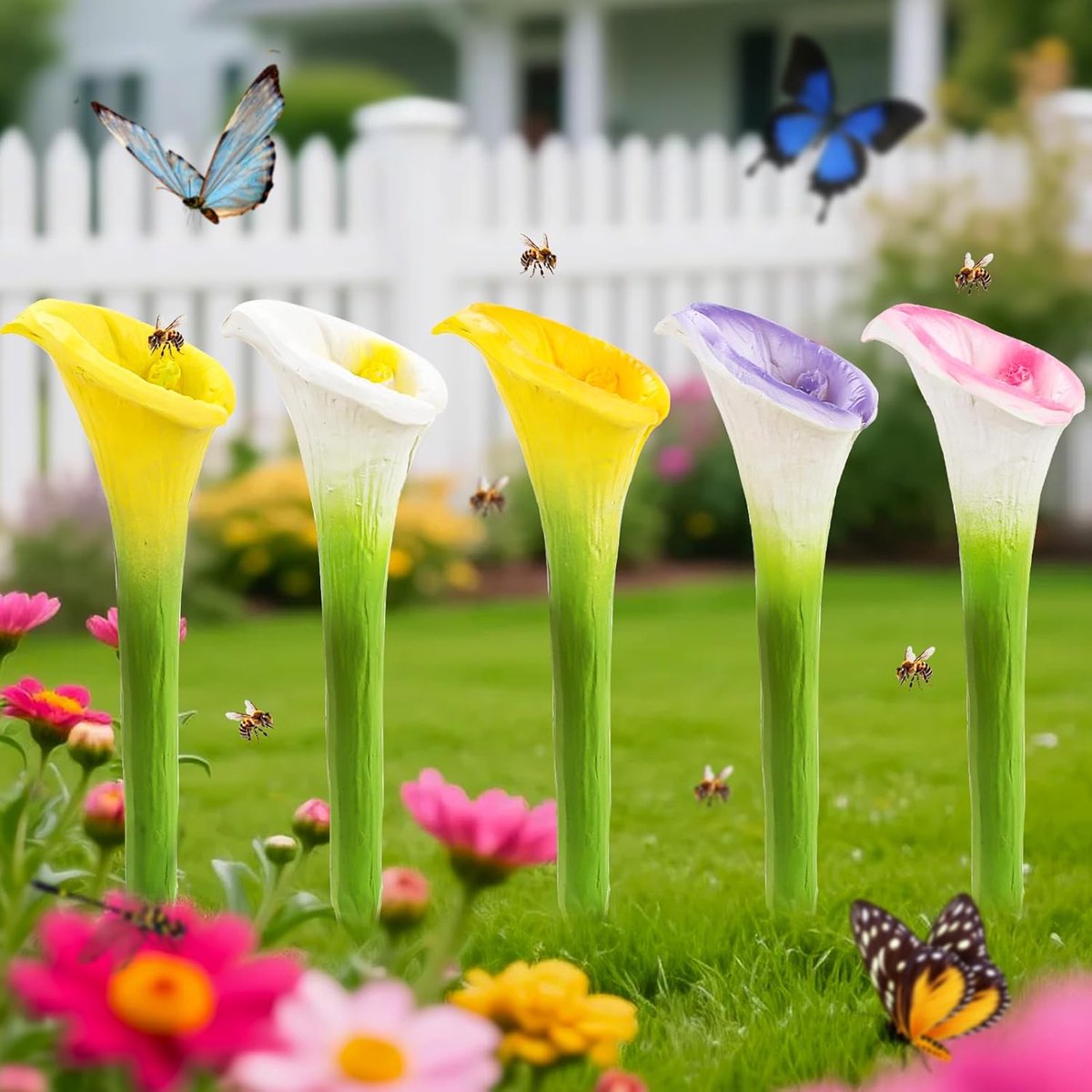 Bijendrinker 5 stuks - Insectenbak voor tuin - Aantrekken van bestuivers - Creëer een bloeiend ecosysteem - ShopVlot