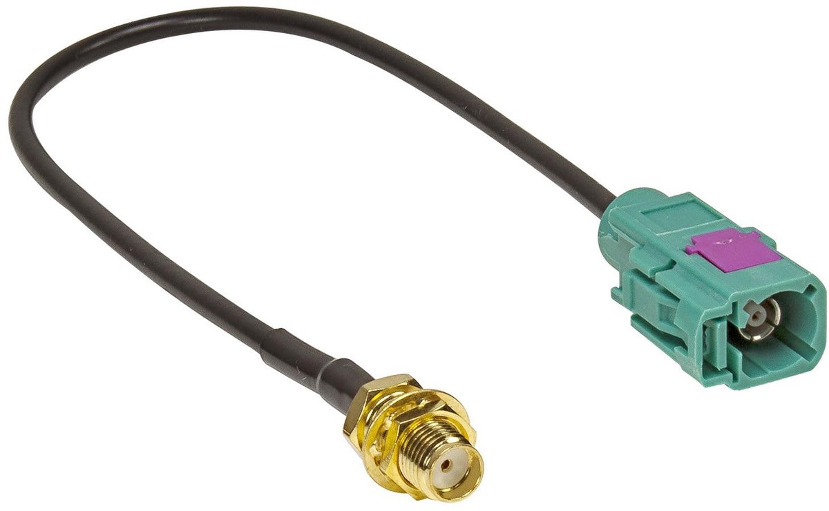 Antenneadapter Fakra (F) naar SMA (F) - 15 cm - Universeel toepasbaar - Voor optimale ontvangst - ShopVlot