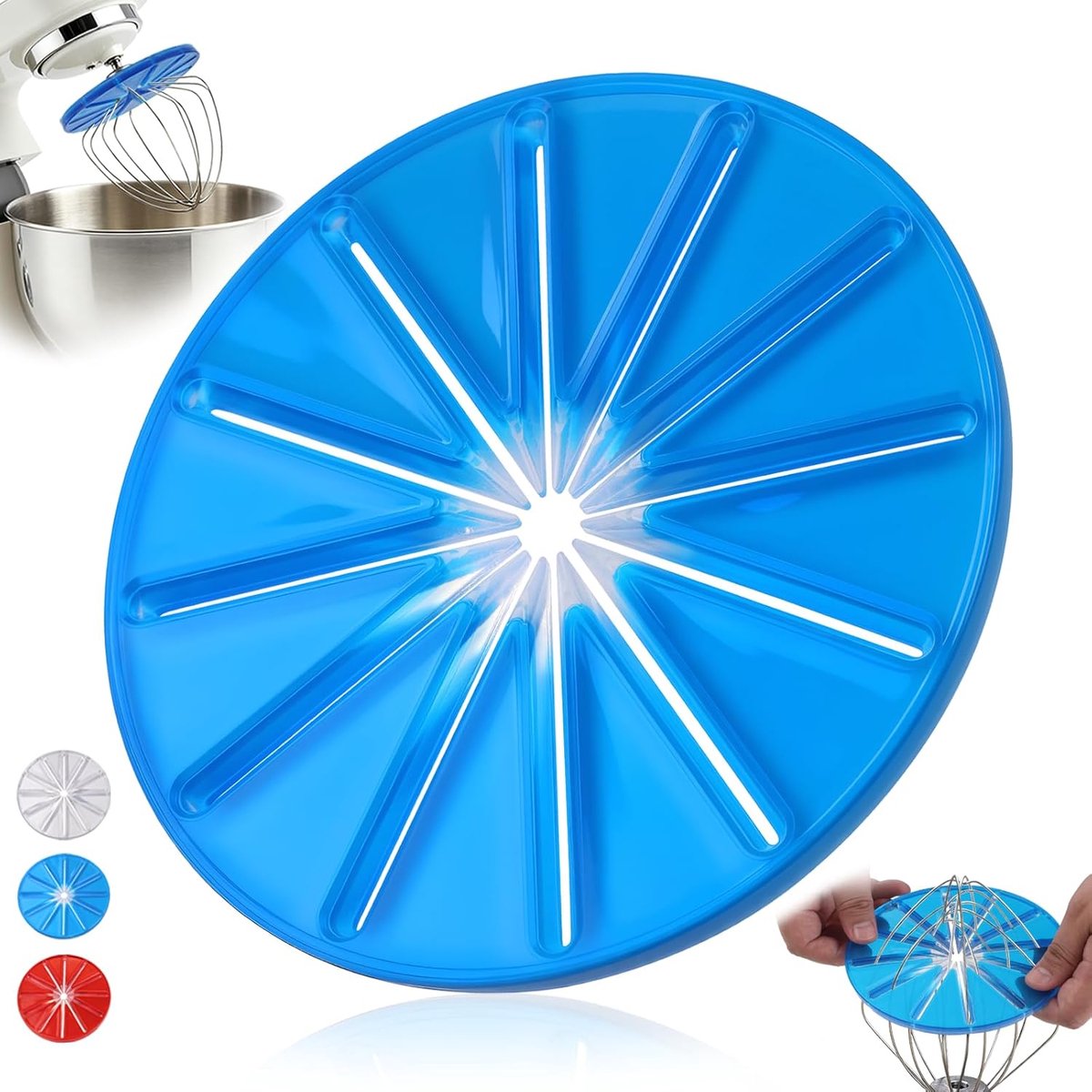 Roerkop anti-spatten geluidswand 14 cm - spatbescherming - ABS materiaal - houdt werkblad schoon - ShopVlot