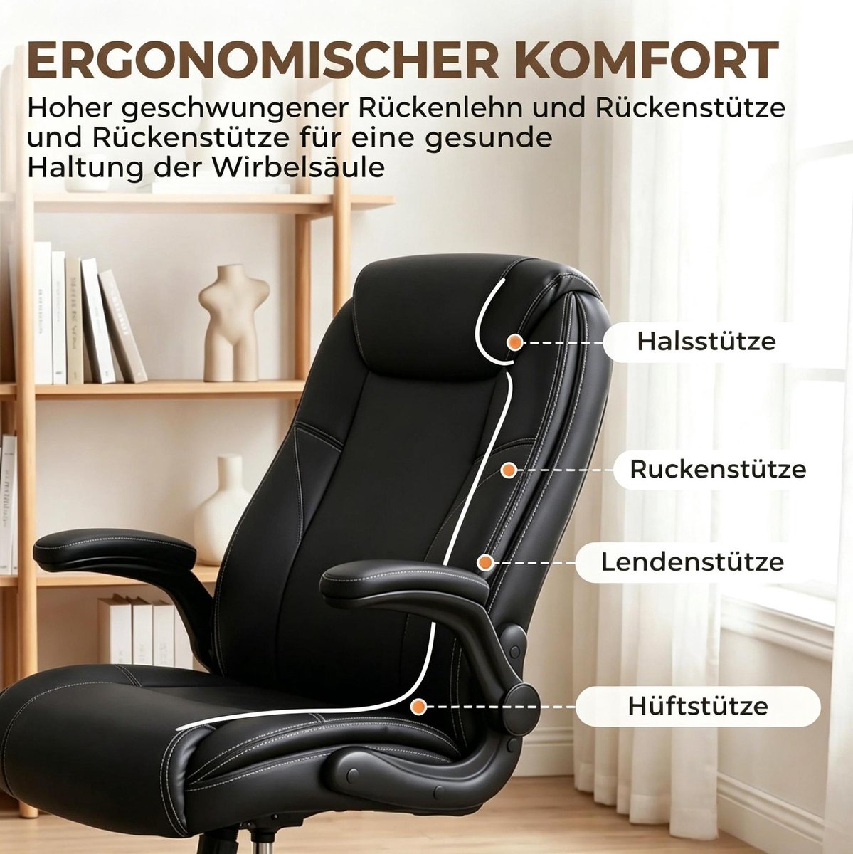 e-seller import services UG OKWISH Bureaustoel thumbnail 4