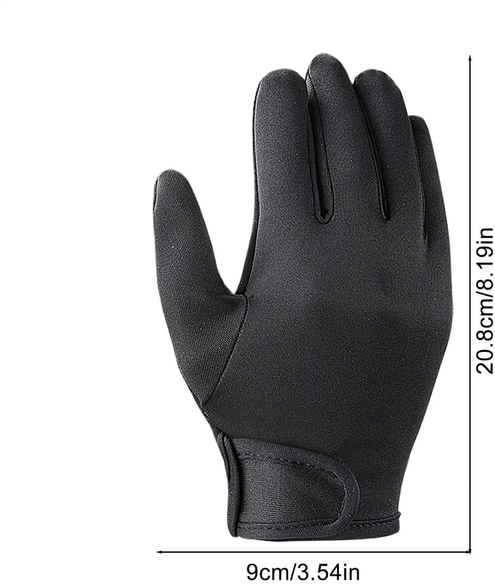 Hittebestendige handschoenen, stylinghandschoenen, professionele kappershandschoenen, 5 verwarmde vingerloze wanten met antislip grip. Glad en flexibel voor kappers en gebruikers.
