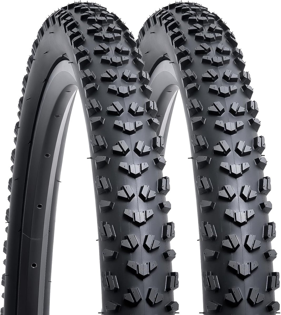 YunSCM 2 stuks opvouwbare fietsbanden 26 inch 26 x 1,95 mantel 52-559 compatibel 26 inch x 1,95 - ShopVlot