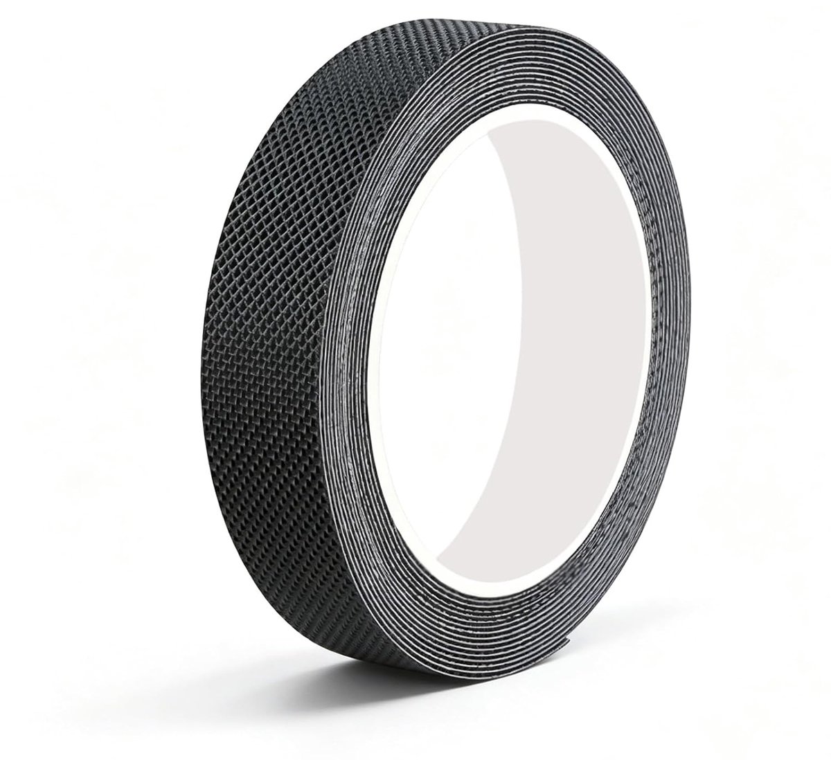 Antislip trapband, 2,5 cm x 5 m, antislip rubberen band, waterdicht, met textuur, zwart, voor trappen, vloeren - ShopVlot