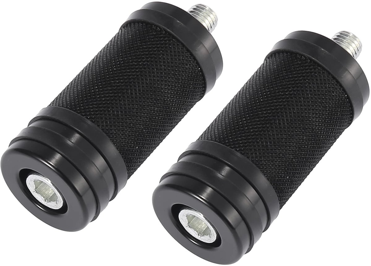 Motoforti 2 stuks motorfiets-pedaalversnellingshendel, versnellingshendel, accessoires, zwart - ShopVlot