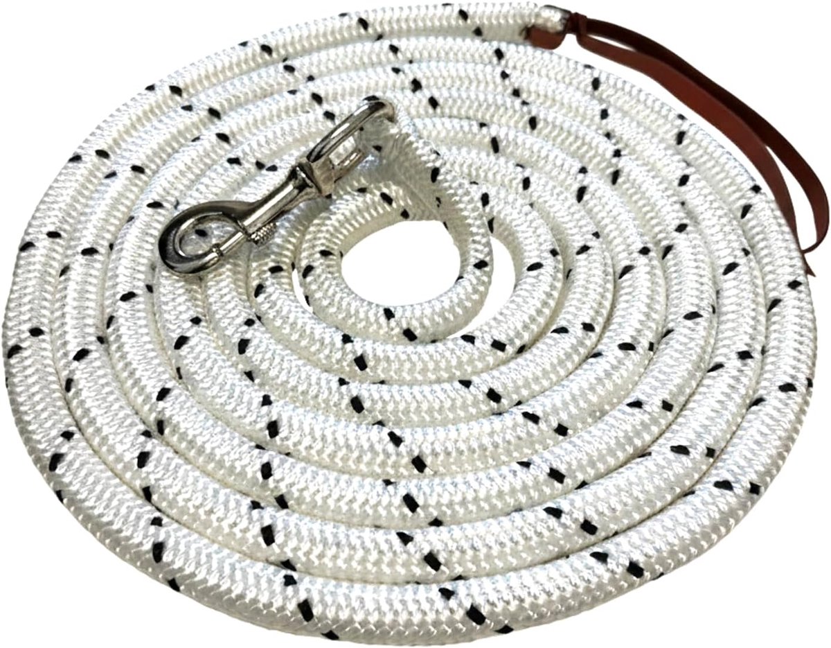 JA4016 Westernrope Floor Work Rope Extra Strong Horseboard Rope Made of Nylon with High-Quality Bullsnap Carabiner - ShopVlot