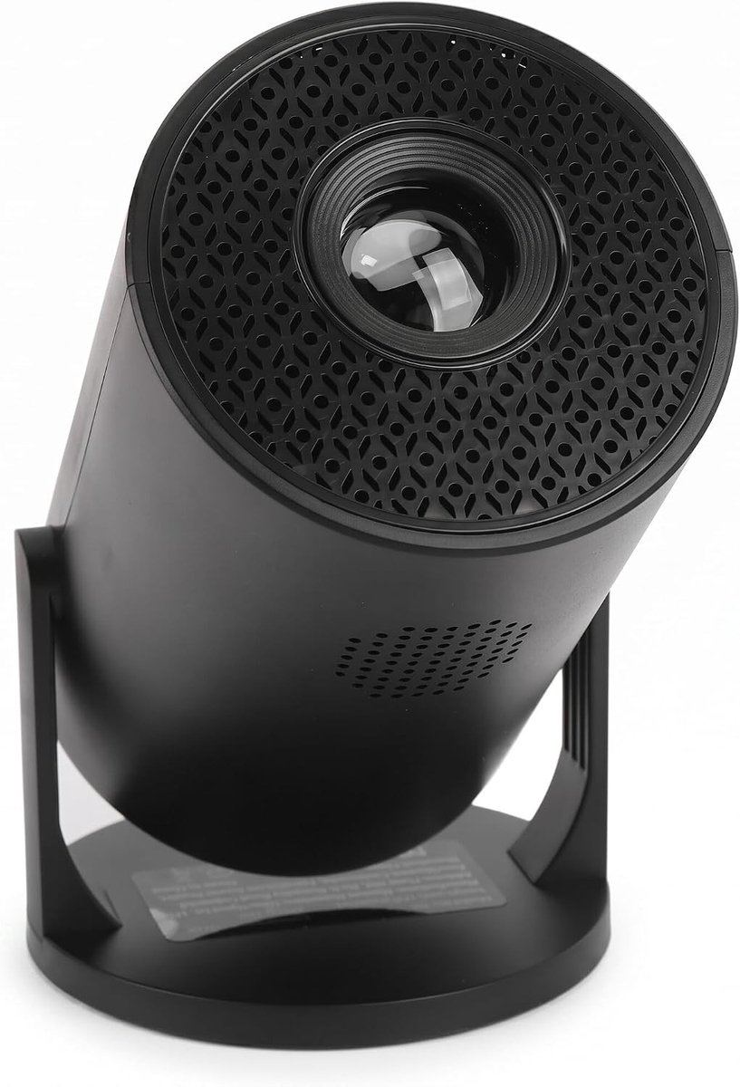 Draagbare Mini Projector met WIFI en Bluetooth, 1080P Ondersteuning, 270 Graden Verstelbaar voor Thuisbioscoop en HDMI USB Video Streaming