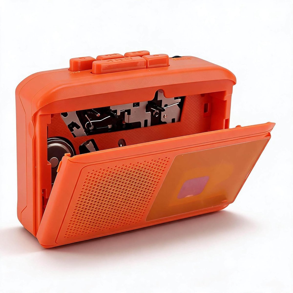 Draagbare cassette speler met luidspreker, retro tape speler met Type C voeding, 3.5mm hoofdtelefoon aansluiting, stereo voor muziek en audioboeken, ideaal voor nostalgische geluidservaringen en onderweg luisteren