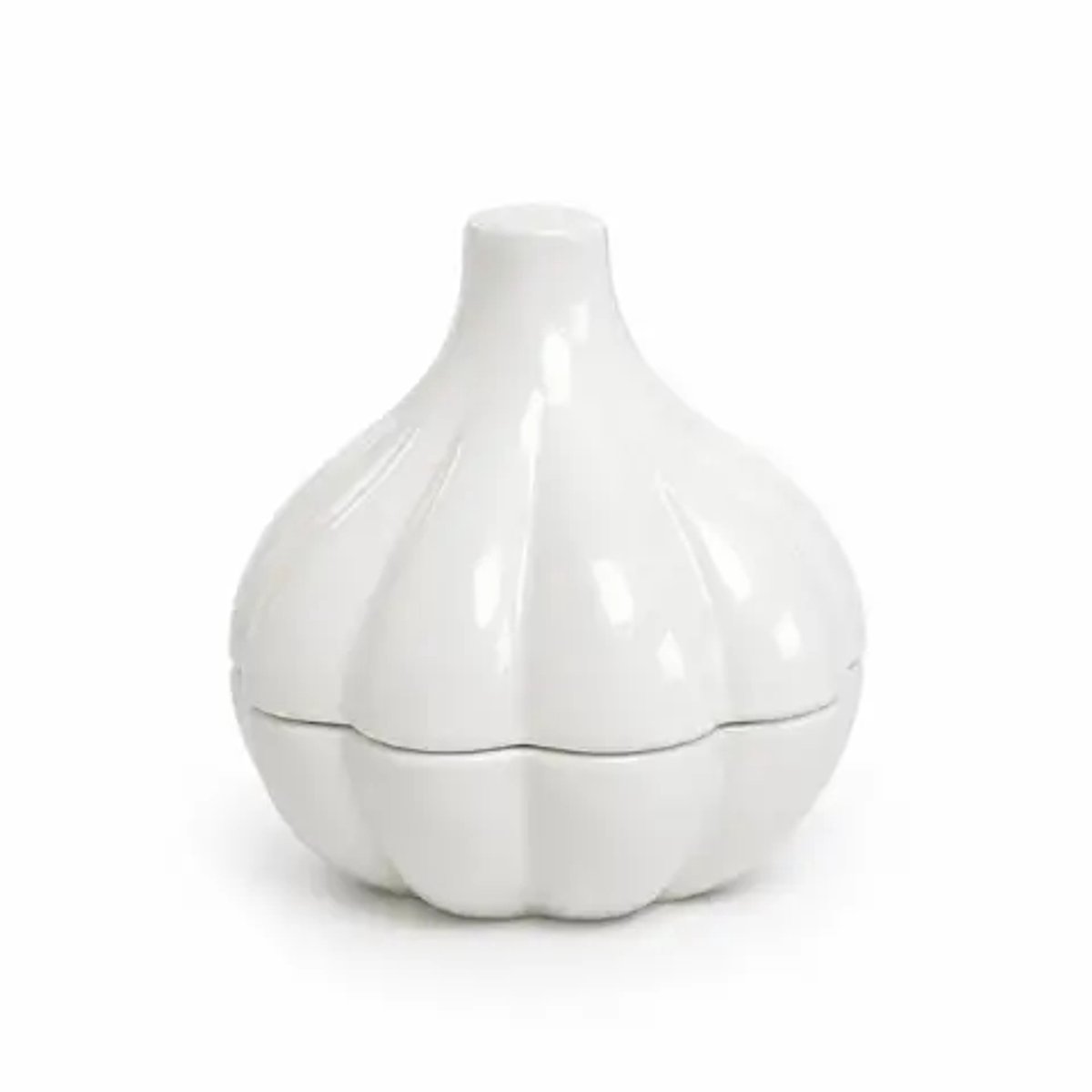 Garlic – keramische serveerschaal – Garlic – met deksel – wit – vaatwasserbestendig magnetronbestendig