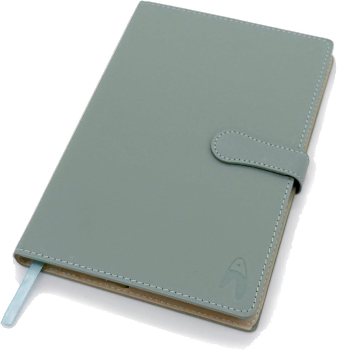 Synthetic Leather Notebook Diary - A5 (Green Color) - Elegant Notebook with lined sheets ideal for work, taking notes - ShopVlot