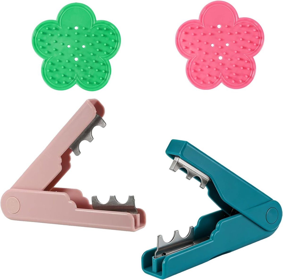 Set van 4 rozendoornstripper gereedschapsset, metalen doornverwijdertang en draagbare stripper, rozenstam - ShopVlot