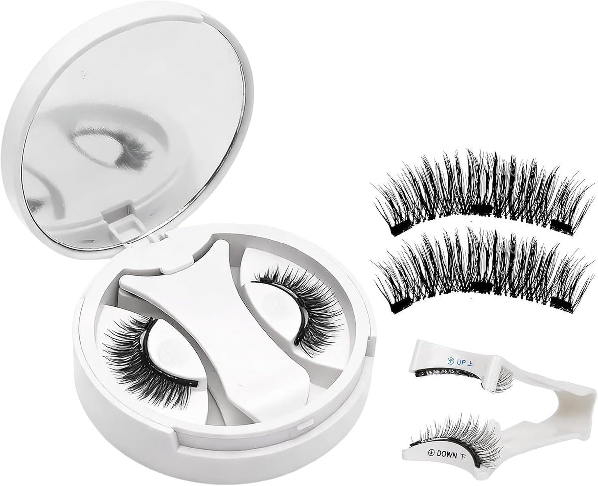 Magnetische wimpers - Natuurlijke look - Herbruikbare kunstwimpers - Eenvoudig aan te brengen - ShopVlot