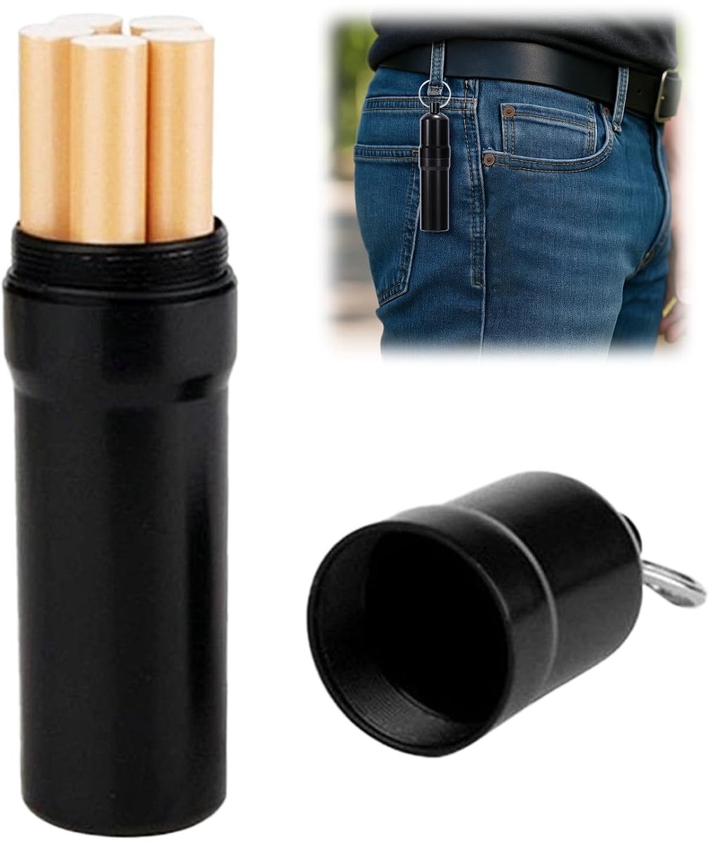 Pequeño Organizador Metálico Impermeable con Llavero, Estuche Compact voor Uso Diario en Actividades al Aire Libre - ShopVlot