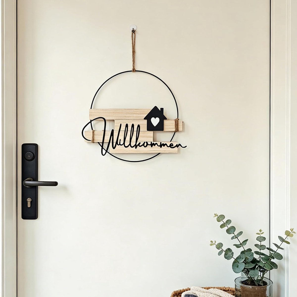 Wooden Welcome Wreath - ShopVlot