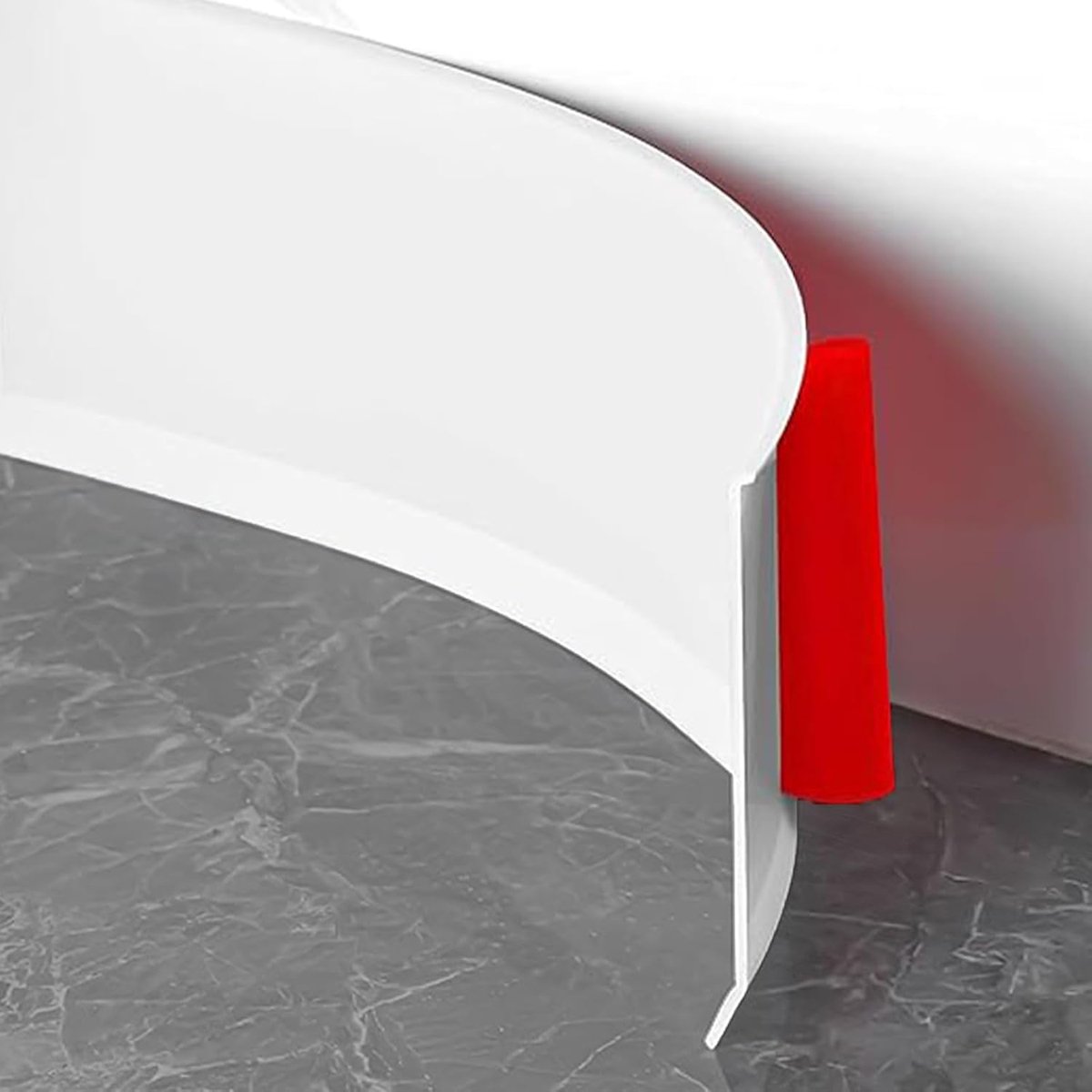 Self Adhesive Soft Skirting Board Self Adhesive PVC Flexible Skirting Board Decorative Strip for Bathroom Kitchen - ShopVlot