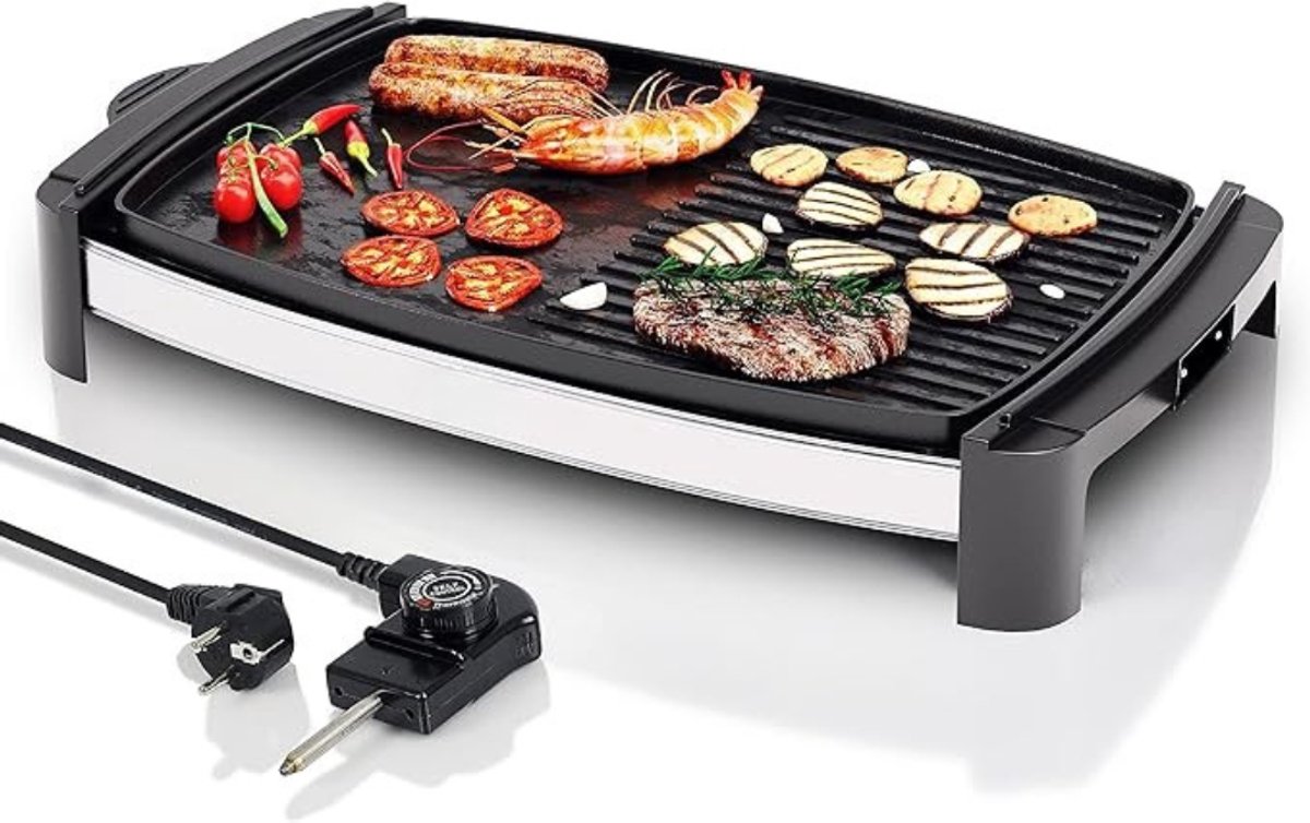 QORA® Gourmetstel 8 personen - Gourmetstellen - Gourmet - Zwart - 22cmx 13cm x 4cm