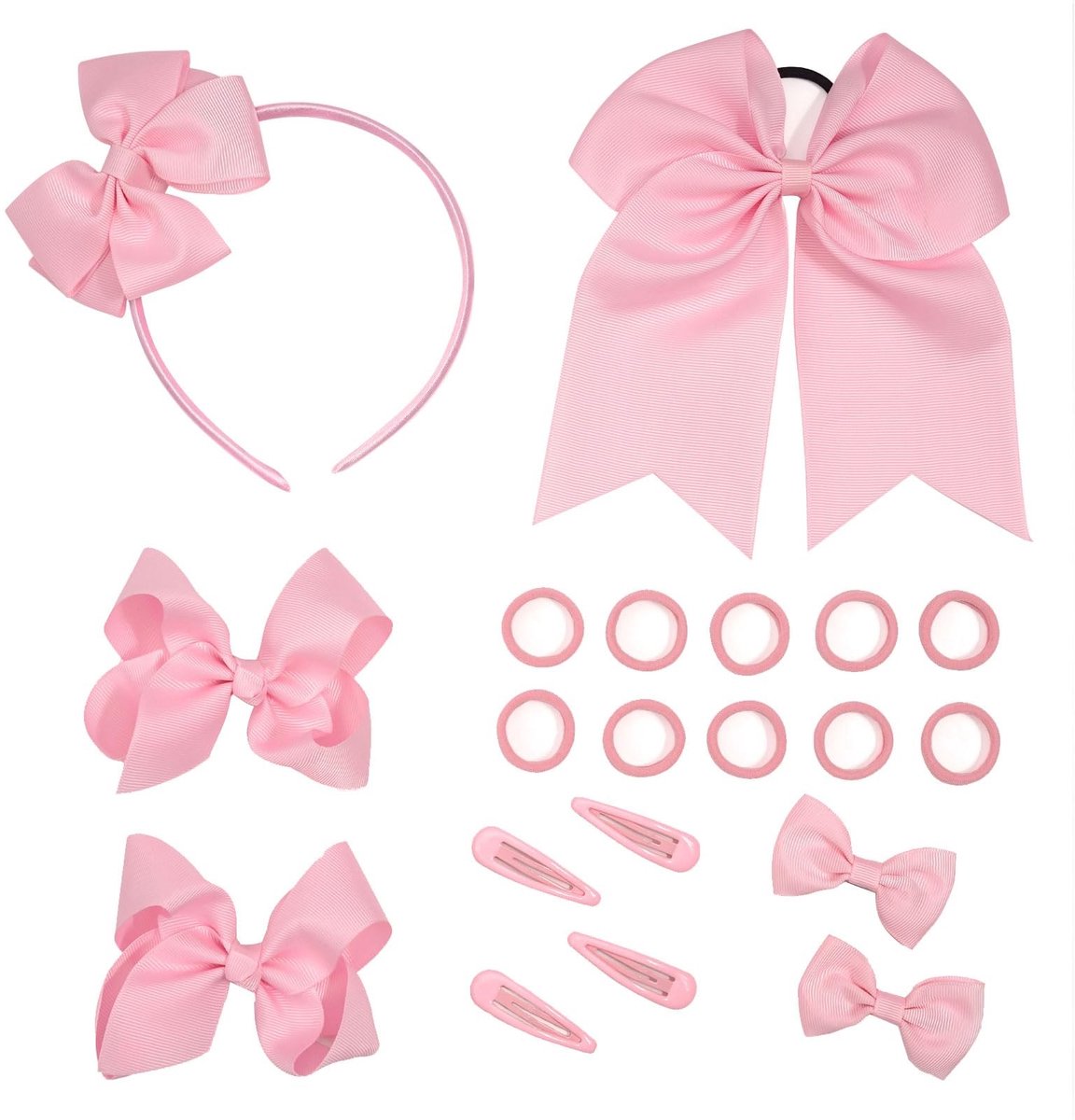 Solidchoice - 21-delige Haarsieraden Set voor Meisjes met Haarclips en Haarbanden