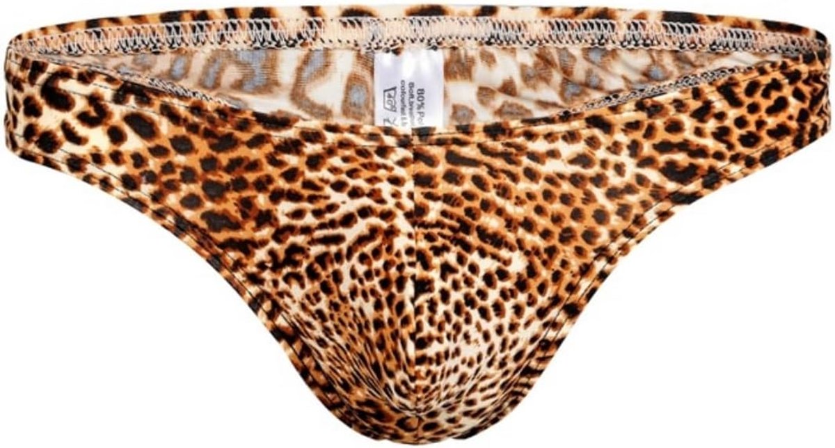 Jockstrap leopard patroon - lage taille - ademend - perfect voor sportactiviteiten - ShopVlot