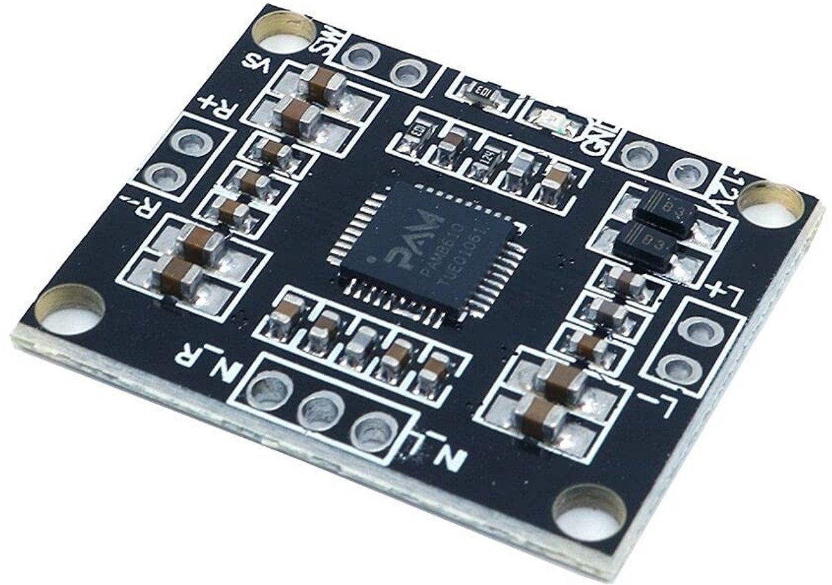 Solidchoice - Digitale Mini Power Amplifier 2x15W voor Stereo Geluid