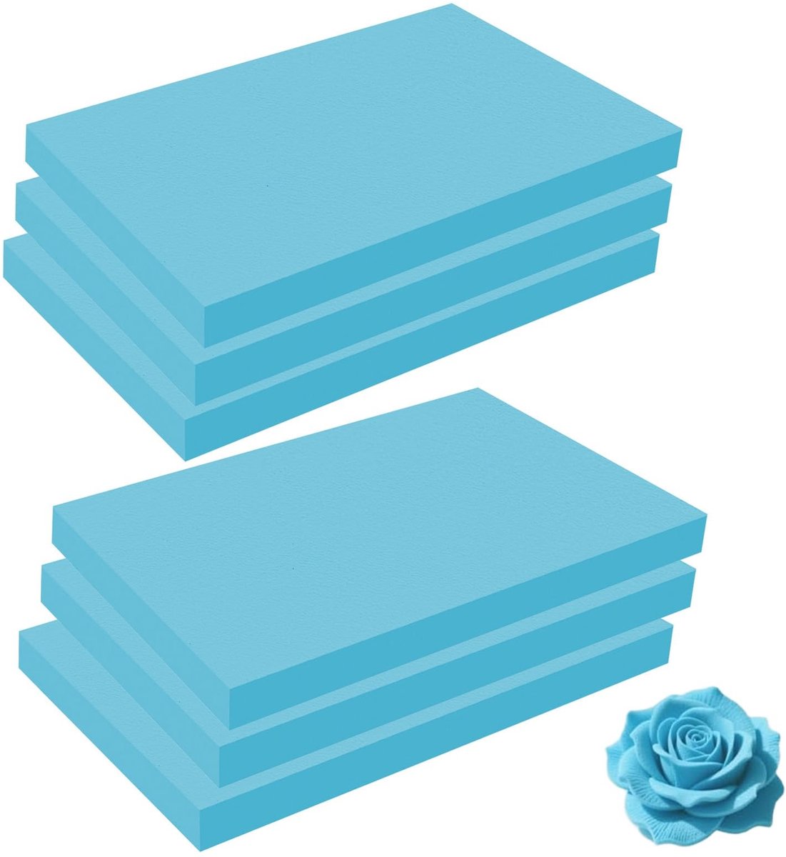 Solidchoice - Set van 6 Hard Foam Craft Sheets voor Modelbouw en DIY Projecten