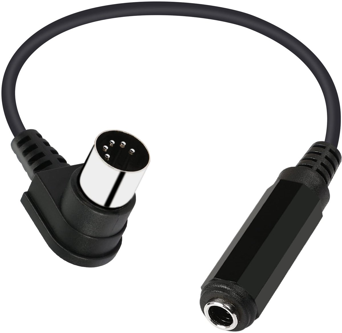 Solidchoice - 90 Graden MIDI naar 6.35mm Audio Adapter Kabel