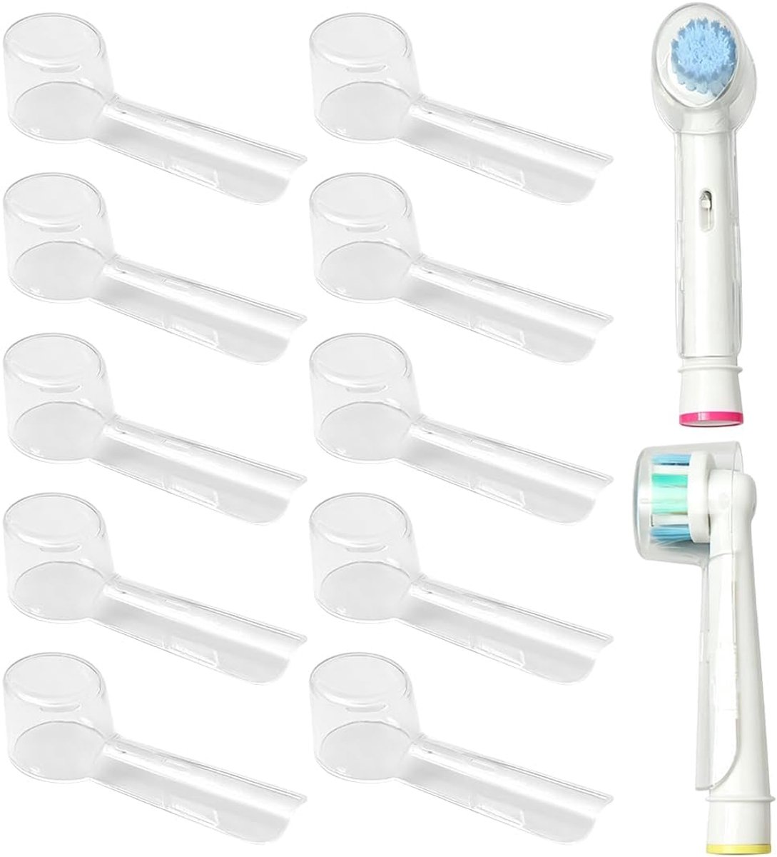 Beschermhoesjes elektrische tandenborstels 10 stuks - ademend en transparant - hygiënische bescherming - ShopVlot