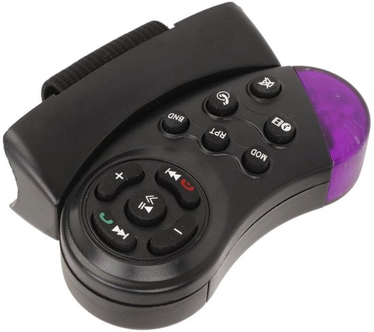 Autostuurwielknop, 2 Din Autostuurwielafstandsbediening 8m Bereik Betrouwbare Prestaties Auto MP5 Stuurwielcontroller
