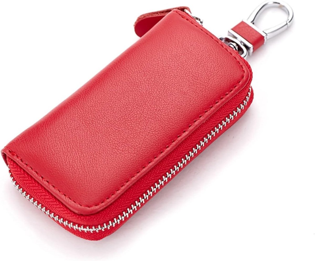 Sleutelhouder voor mannen en vrouwen - leren sleuteltas - compact ontwerp - ideaal voor autokeys - ShopVlot