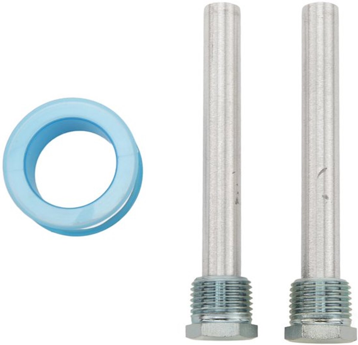 2 Stuks Anode Rod 1/2 Inch NPT Magnesium Met Blauwe Zinkkap Voor RV Boiler