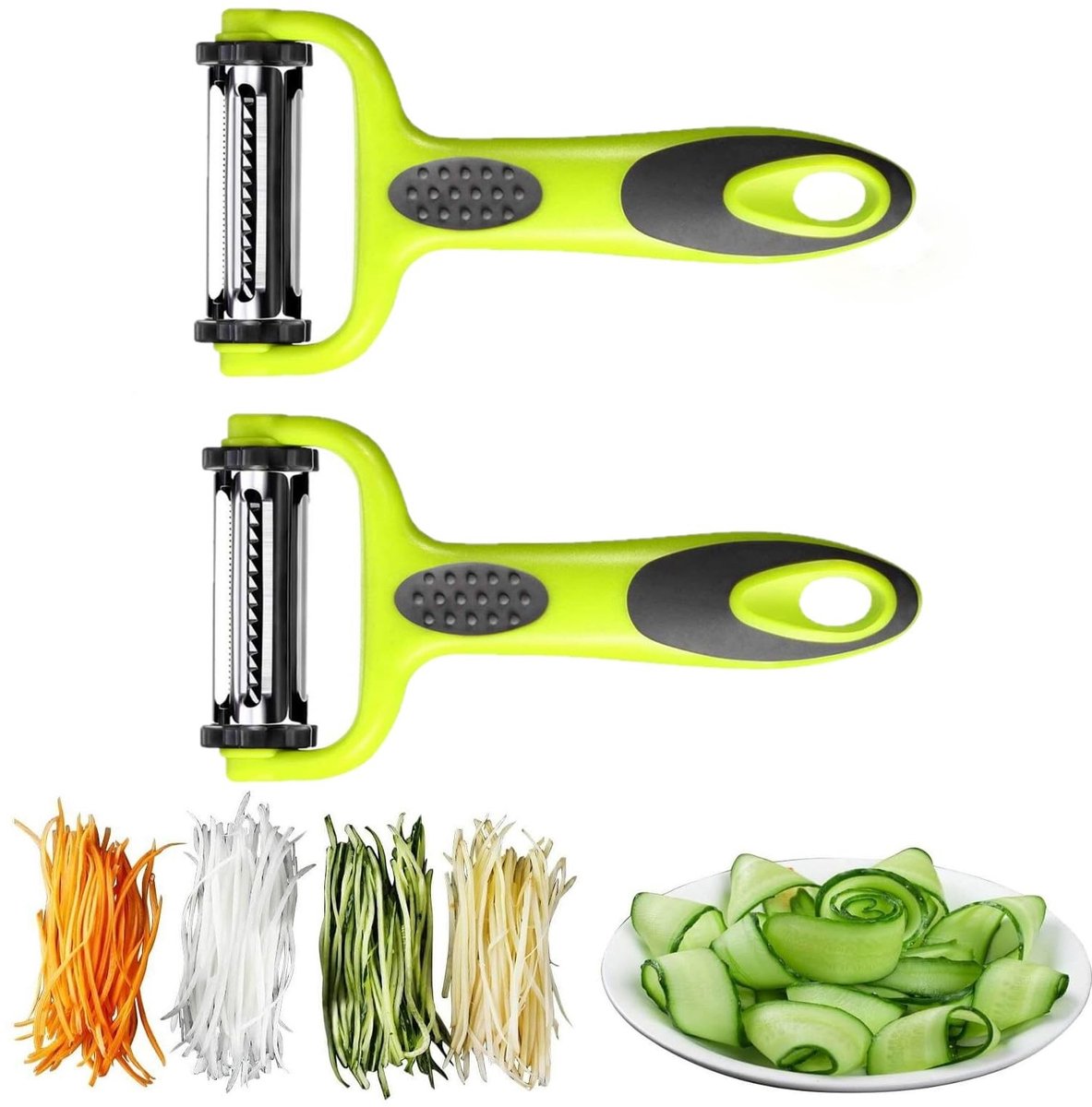 Solidchoice - Multifunctionele 3-in-1 Groenteschiller Set
