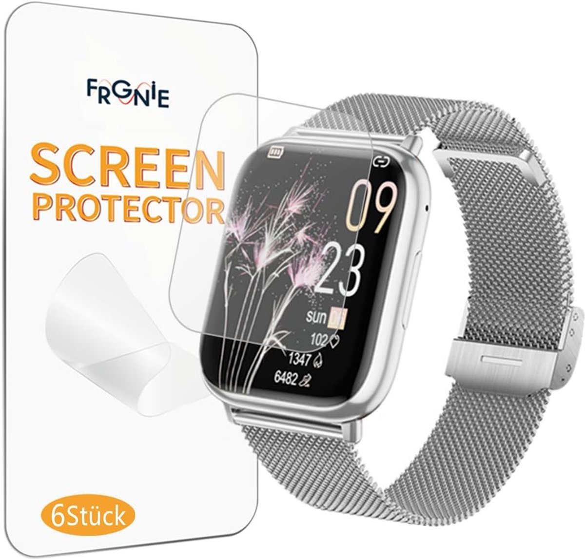 Solidchoice - Beschermfolie voor Smartwatch 1.83 Inch (6 Stuks)