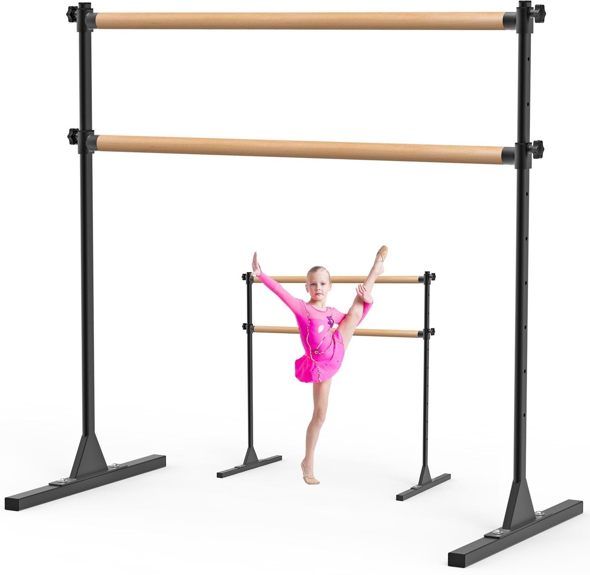 Solidchoice - Vrijstaande Balletbar met 10 Hoogte-instellingen voor Thuis