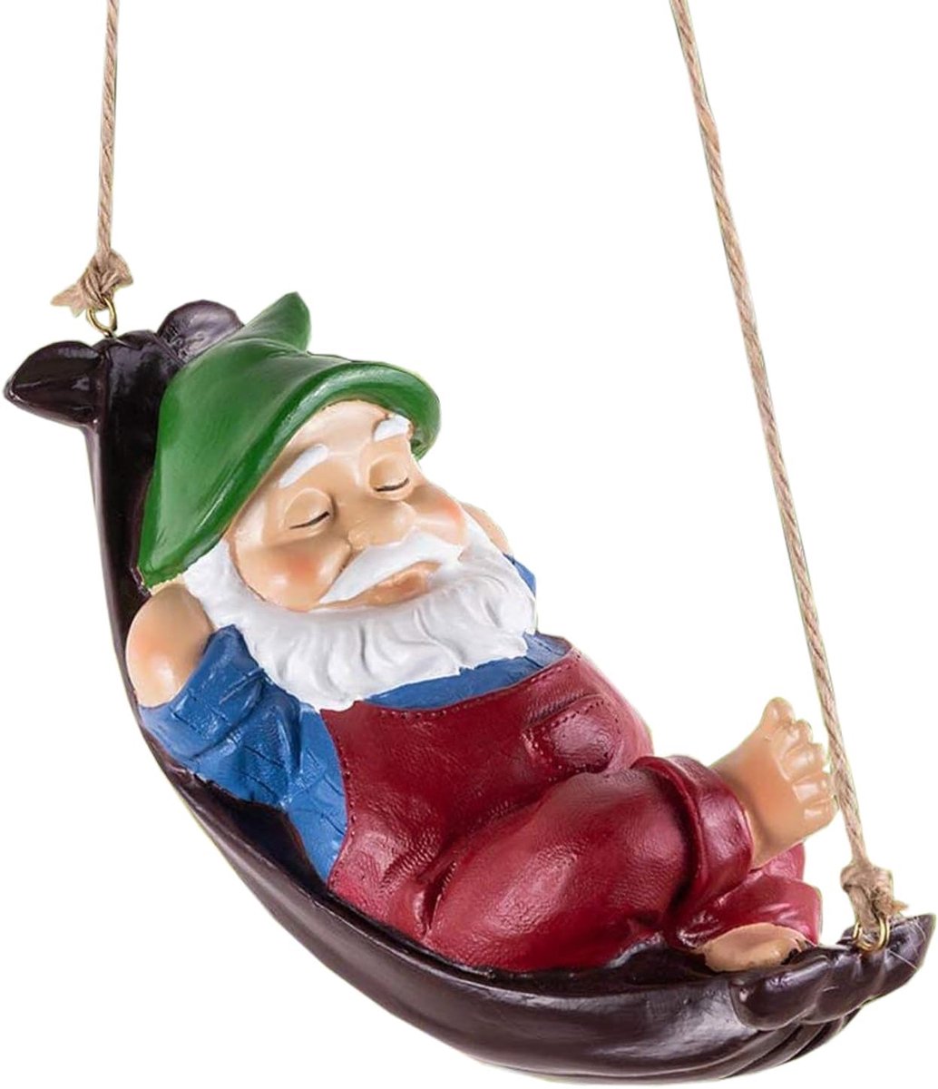 Tuinkabouters grappig - creatieve tuinkabouter - hoogwaardig resin - vrolijke tuinversiering - ShopVlot