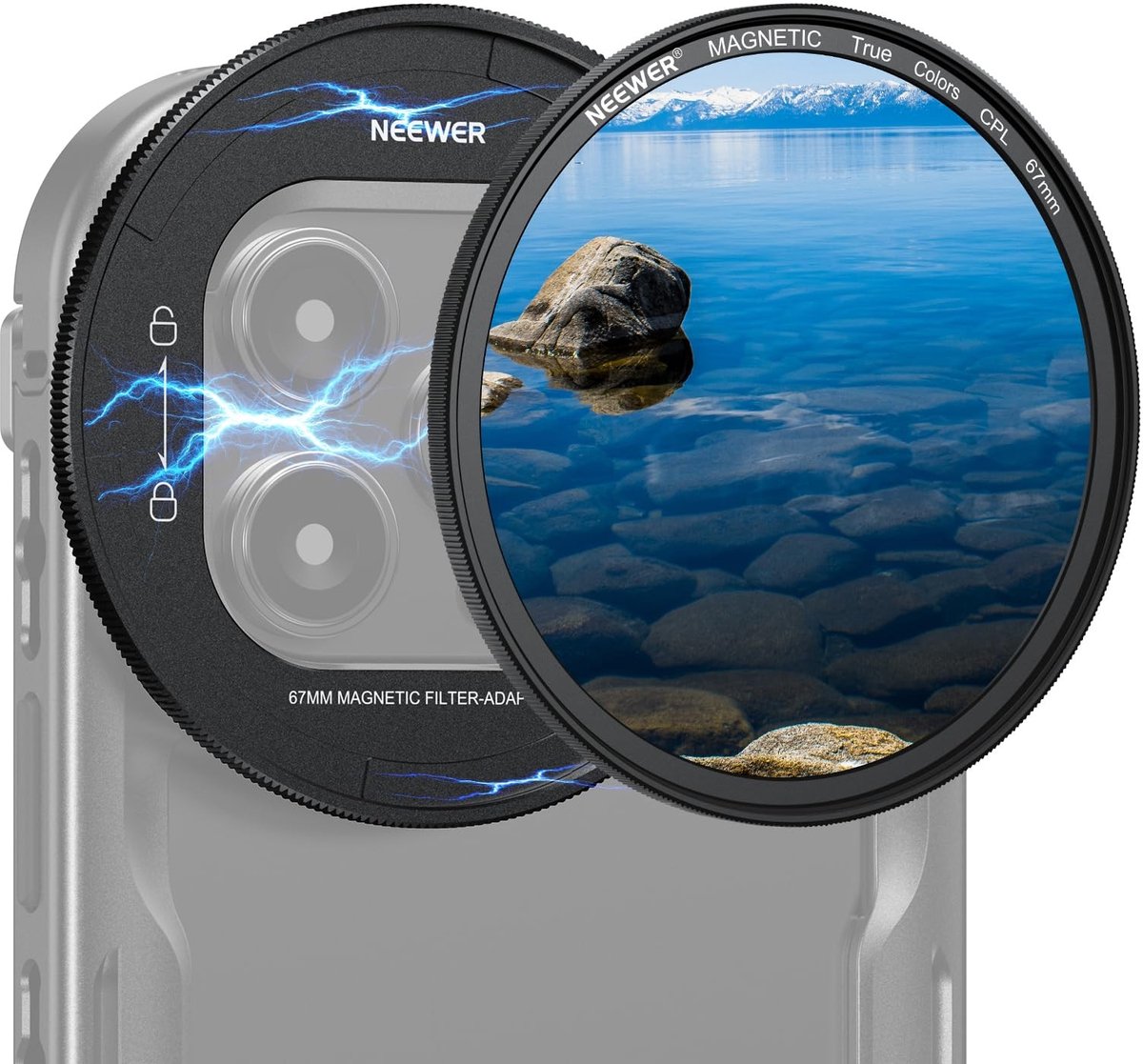 Solidchoice - Magnetisch Filter Set voor iPhone 16 Pro/Pro Max