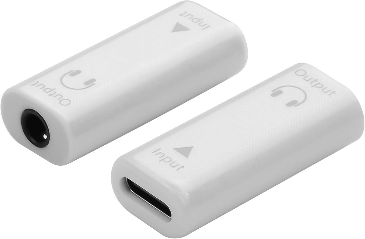 CERRXIAN 2pcs USB-C to 3.5mm Headphone Jack Type C Jack (Input) to AUX Bus (Output), Digital Audio Converter for PC - ShopVlot