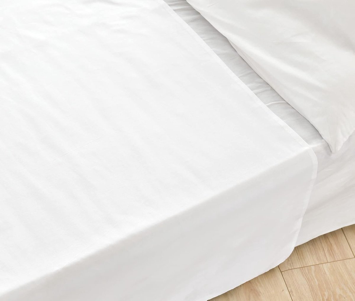 NatureMark Basic Bed Sheet, Soft and Easy Care, 100% Cotton, Without Elastic, Home Towel, Many Sizes and Colours - ShopVlot