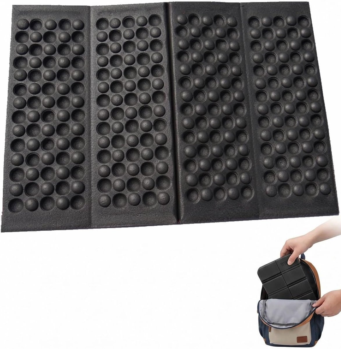 1 x Folding Seat Mat, Waterproof and Portable, Thermal Cushion for Outdoor, Playground, Garden, Picnic, Hiking, Camping - ShopVlot