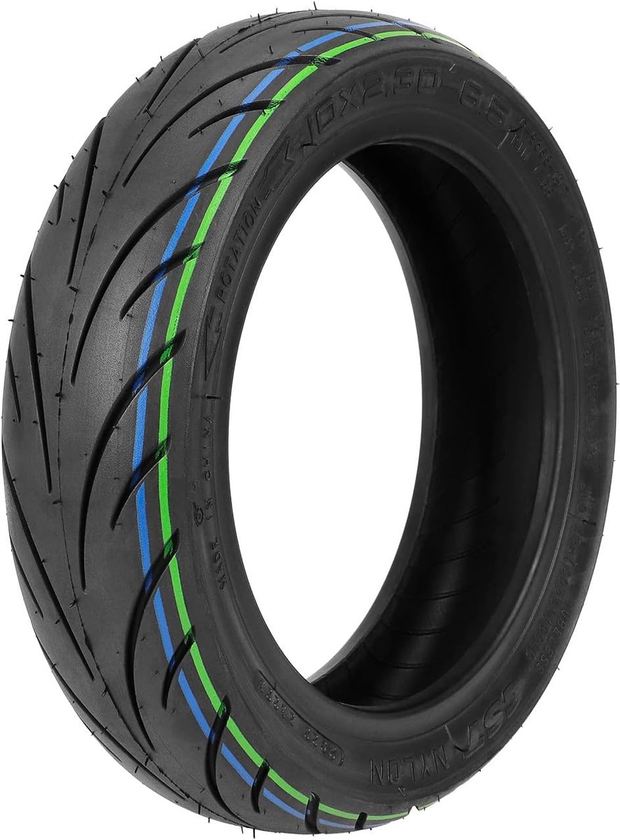 TREFAN 10 x 2.30-6.5 replacement wheels for NIU KQi2/KQi2 Pro Electric Scooter, 10 Inch Tyres, Tubel-Free, Thickened - ShopVlot