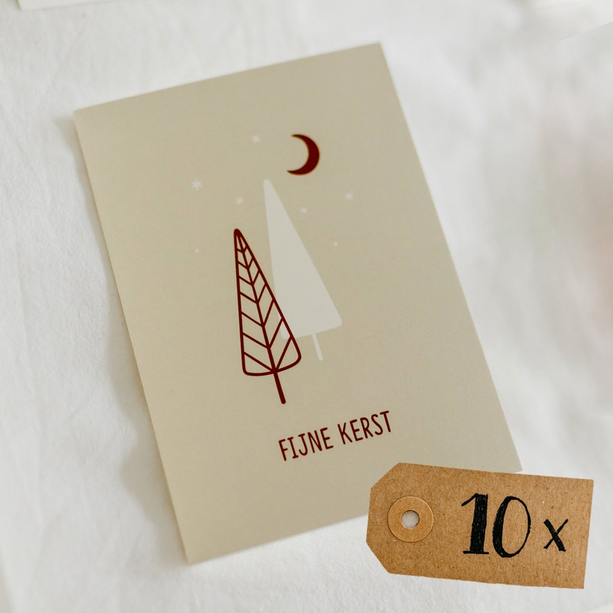 10x hippe gekleurde kerstkaarten (A6 formaat) - kerst kaarten om te versturen - kaartenset - kaartjes blanco - kaartjes met tekst - luxe kerstkaarten - feestdagenkaarten - kerstkaart - wenskaarten