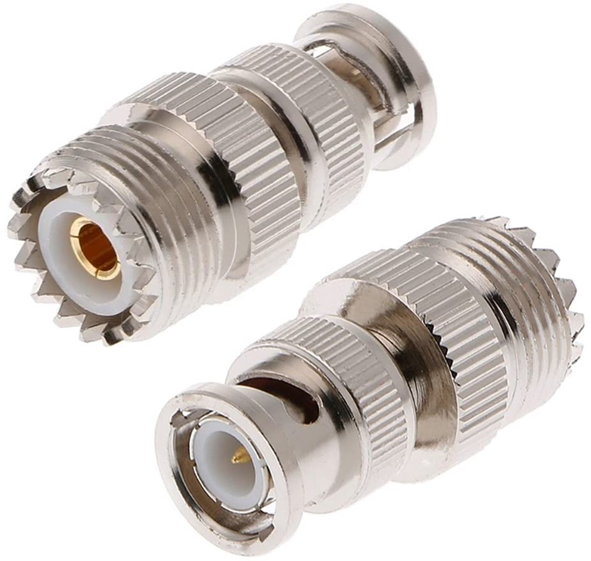 Solidchoice - BNC naar UHF Bus Adapter Plug voor Coaxiale Kabels
