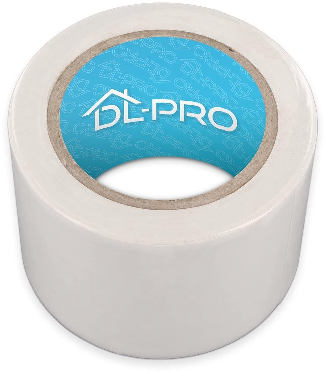 Drainbuis Ø100/102 mm - PVC lijmtape - 10 meter lengte - Voor veilige verbindingen - ShopVlot