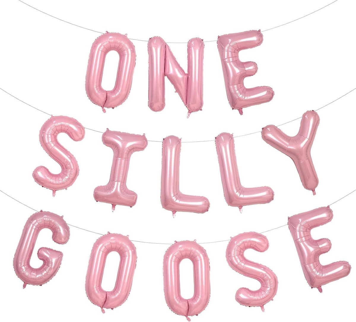Ballonnenbanner voor verjaardag - roze kleuren - schattig ontwerp - perfect voor meisjes - ShopVlot