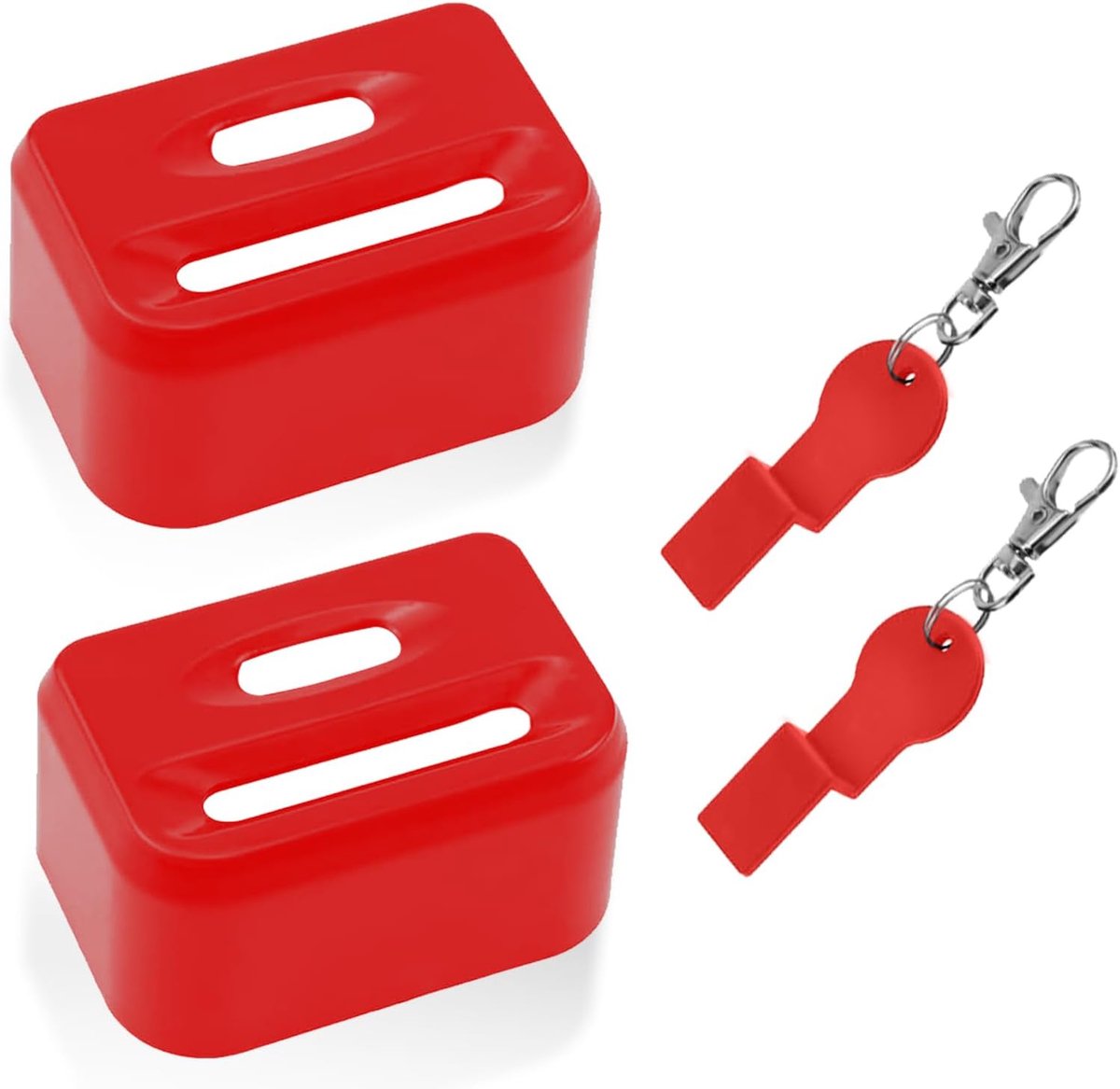 Zitveiligheidsgordel sloten - 2-pack - ABS kunststof - Bescherming voor autogordels - ShopVlot