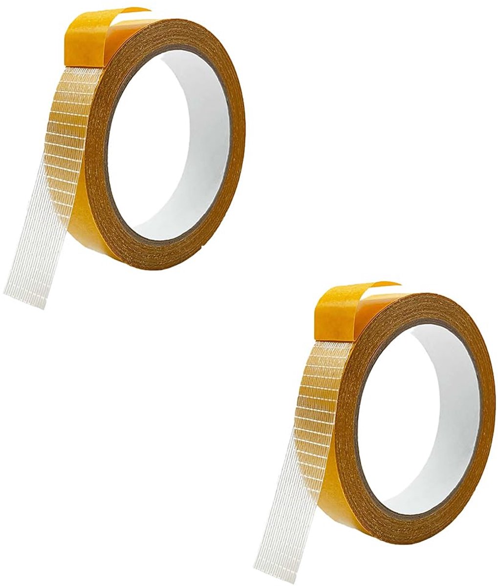 Dubbelzijdig plakband, extra sterk, 30 mm x 10 m, dubbelzijdig transparant, voor eenvoudige zoom, zonder naden - ShopVlot