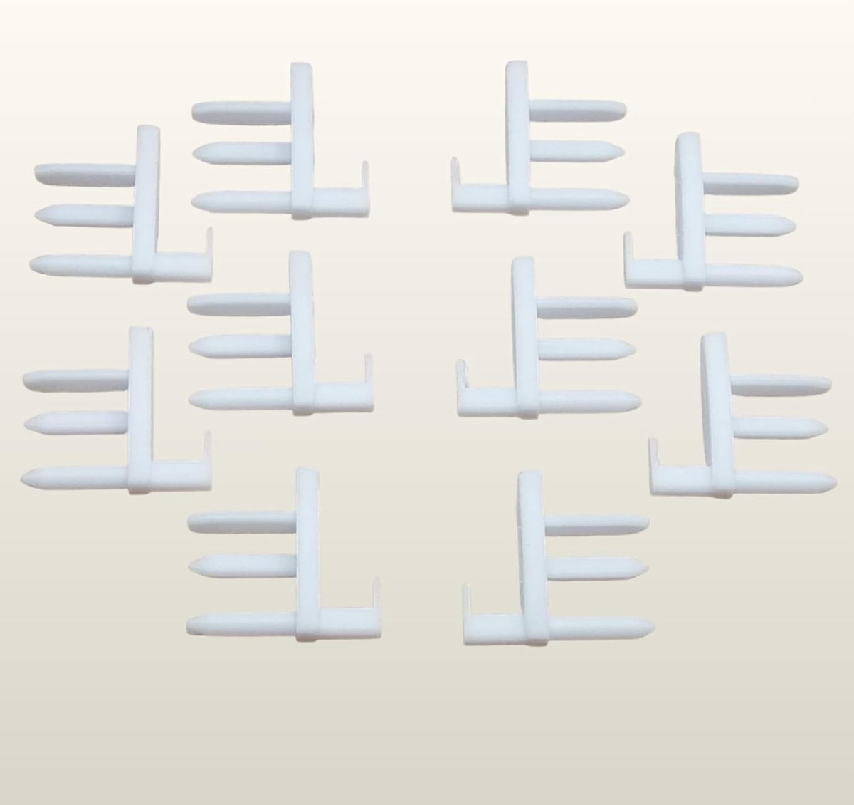 5 Pairs (10 Pieces) End Piece, White Roller Blind, Replacement Part Compatible with Dometic Seitz Rollo 2000 - ShopVlot