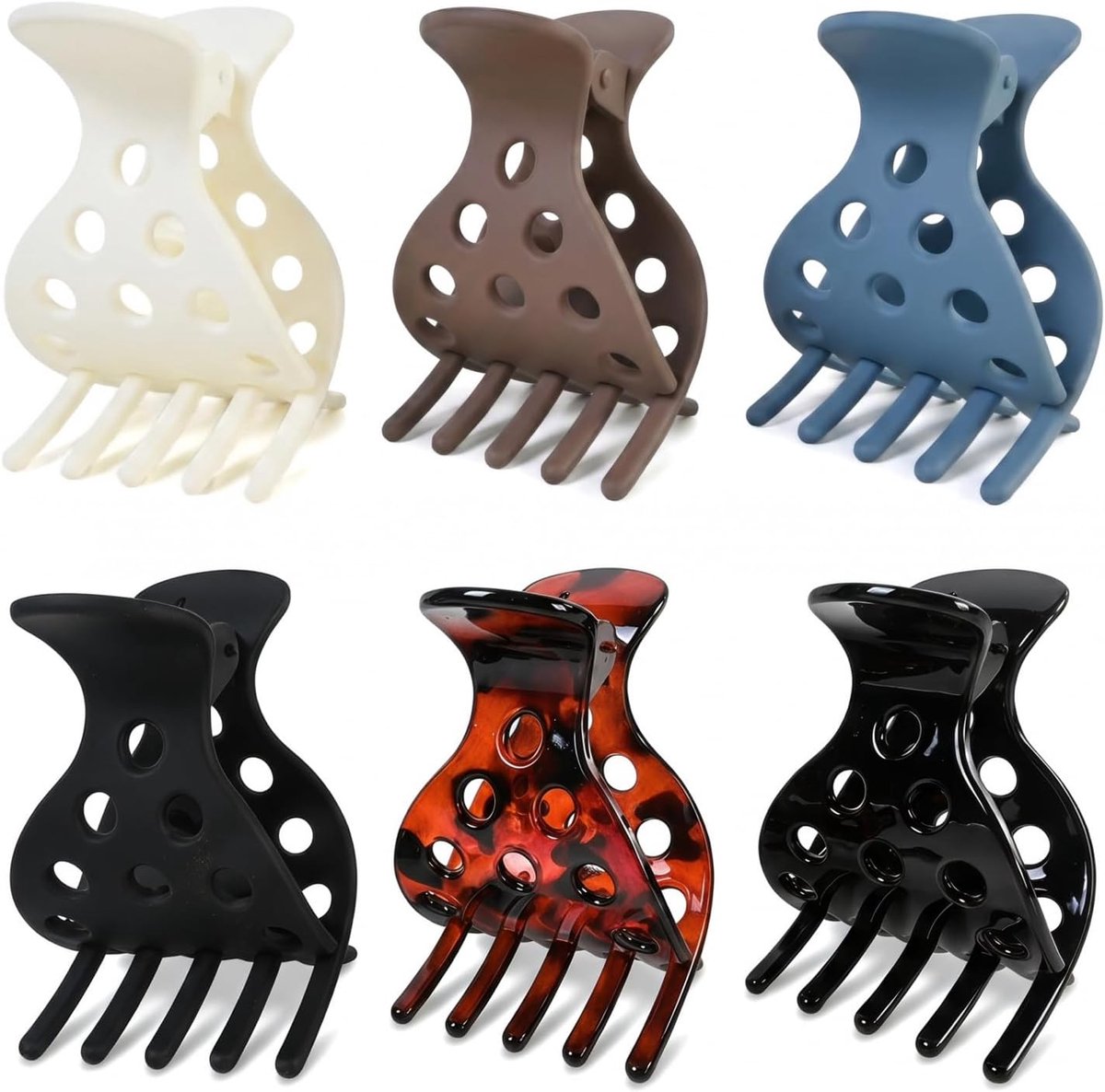6 stuks haarklemmen, klein volume, haarwortels, liftingset, haarklem voor krullen, aanzetclips, zonder kreukels - ShopVlot