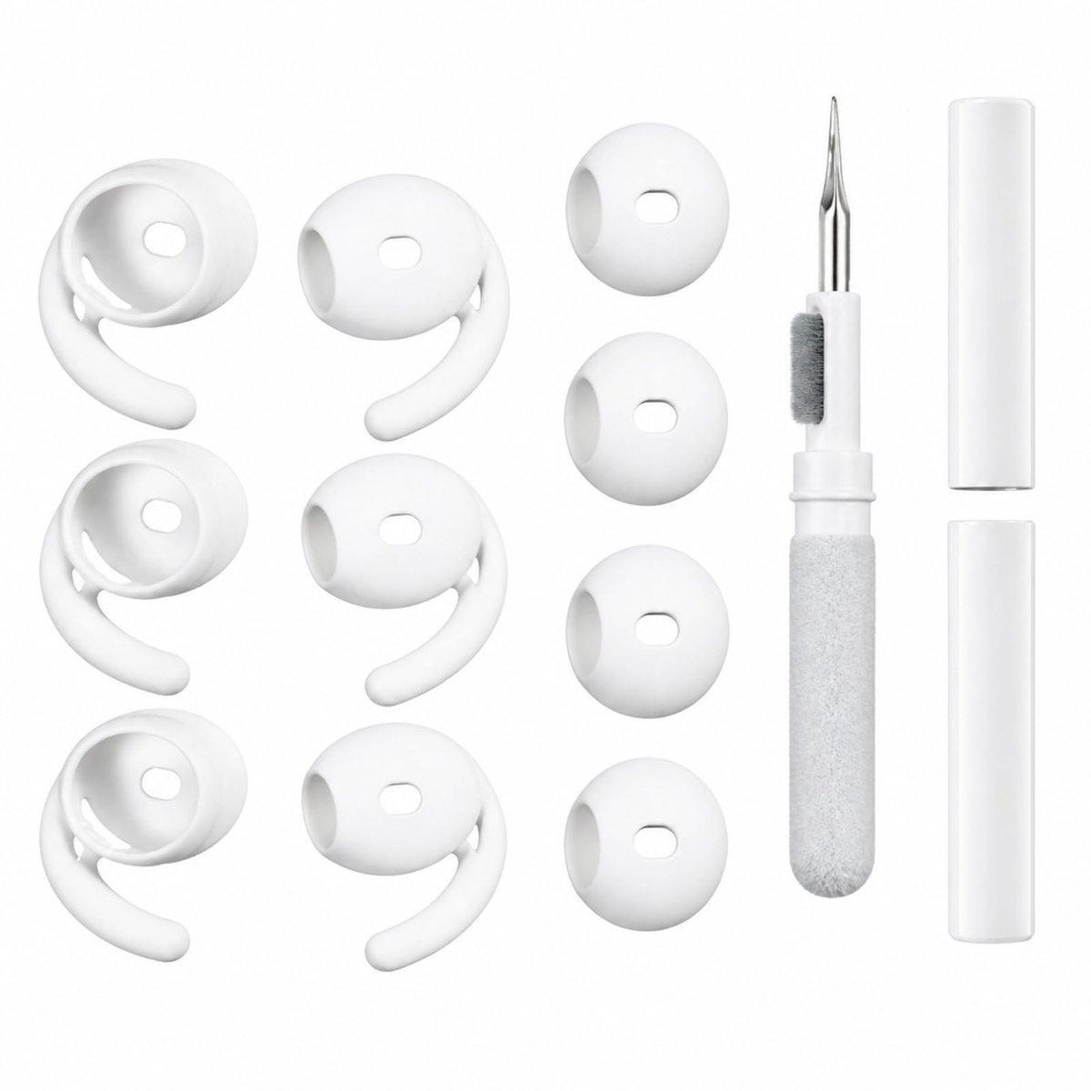 Solidchoice - Set van 5 Paar Siliconen Oordopjes voor AirPods 4