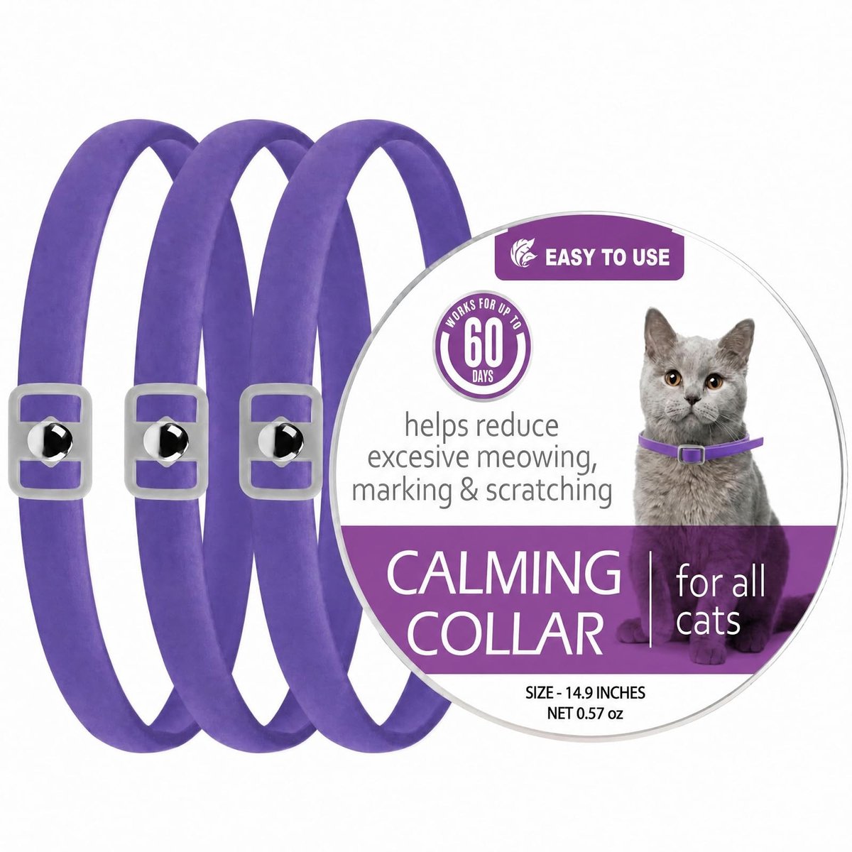 Solidchoice - Kalmerende Kattenhalsband met Natuurlijke Pheromonen