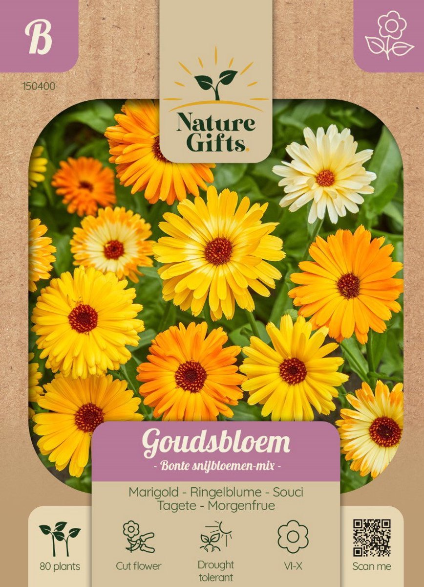 Goudsbloem Bonte snijbloemen­mix bloemenzaad Nature Gifts Baltus